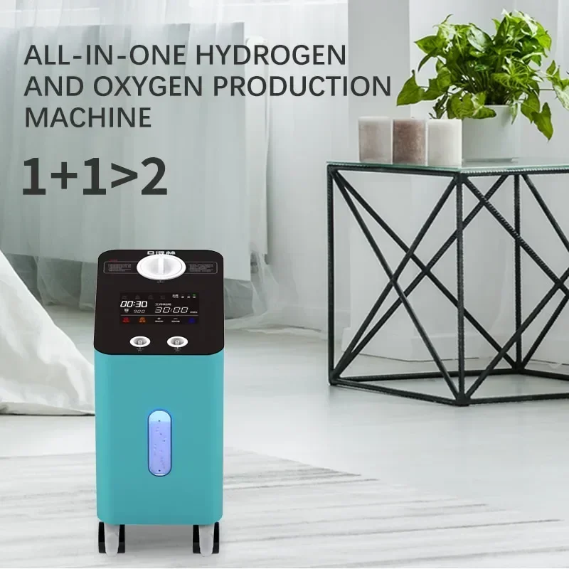 450ml/min hydrogen generator 99.99% spe hydrogen inhalation machine portable for home  hydrogen generator inhalation