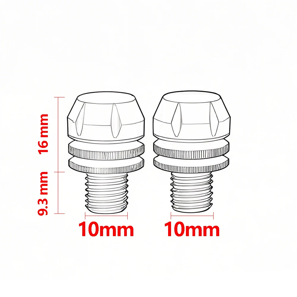 For Yamaha MT03 MT07 MT09 MT10 MT 03 07  09 10 FZ09 FZ09 Aluminum Mirror Hole Plug Screw Bolt Accessories Motorcycle