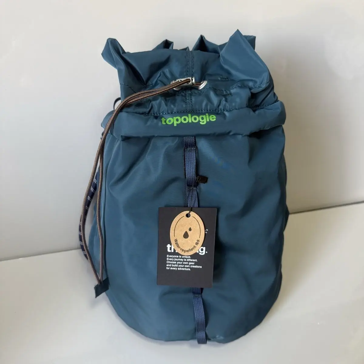 Topologie Drawstring Crossbody Bag New Summer Couple Nylon Bucket Bag Casual Handbag Commuter Bag