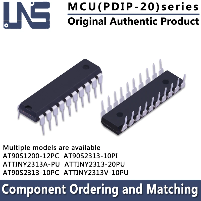 1PCS AT90S2313-10PC AT90S2313-10PI ATTINY2313A-PU ATTINY2313-20PU ATTINY2313V-10PU DIP-16 7.62MM MCU