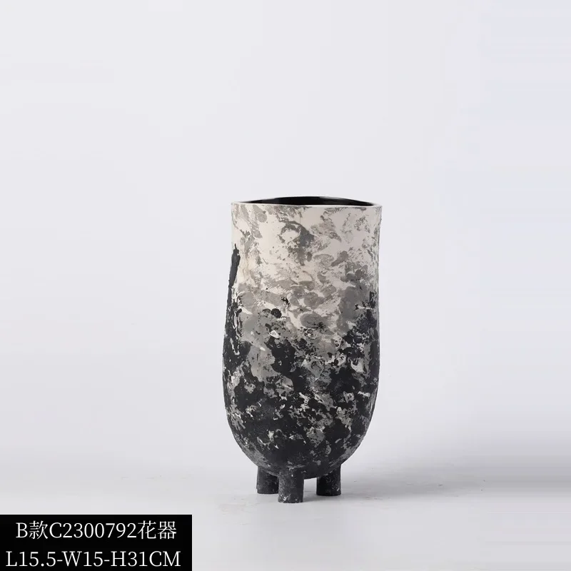 Retro-Keramikvase von Wabi Sand