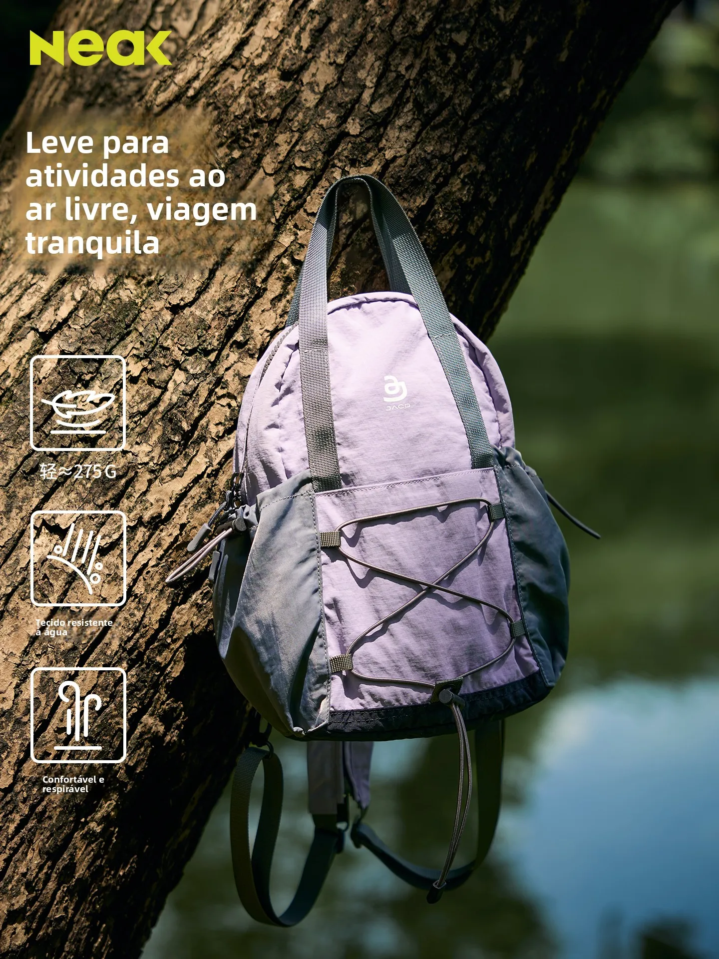 neak-randonnee-en-plein-air-bapa-leger-impermeable-femmes-2025-nouveau-polyvalent-voyage-bookbag-decontracte-simple-sle-double-couche