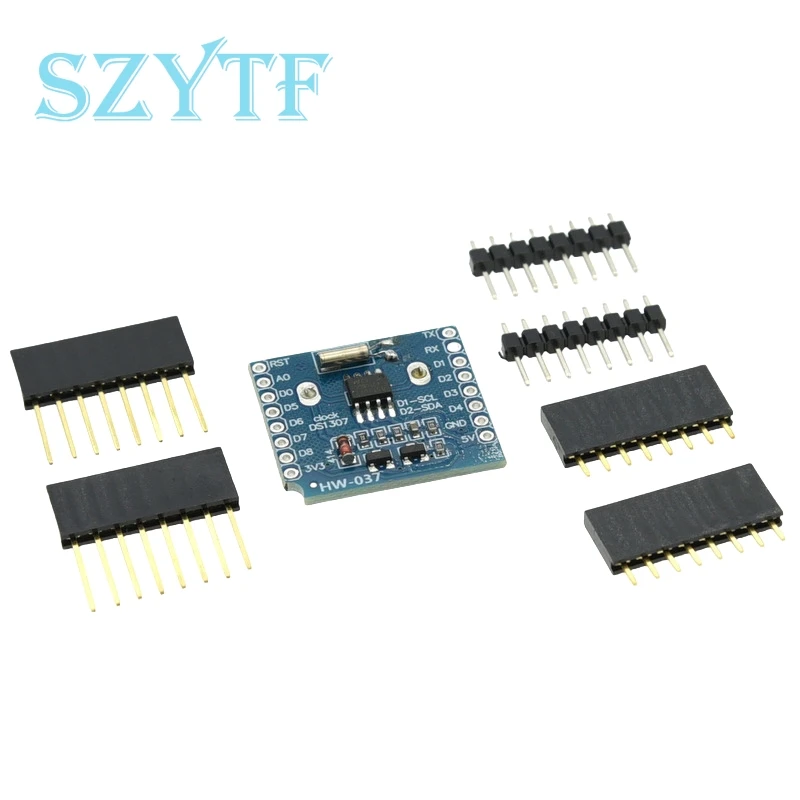 RTC DS1307 (Real Time Clock) + Battery - Shield For WeMos D1