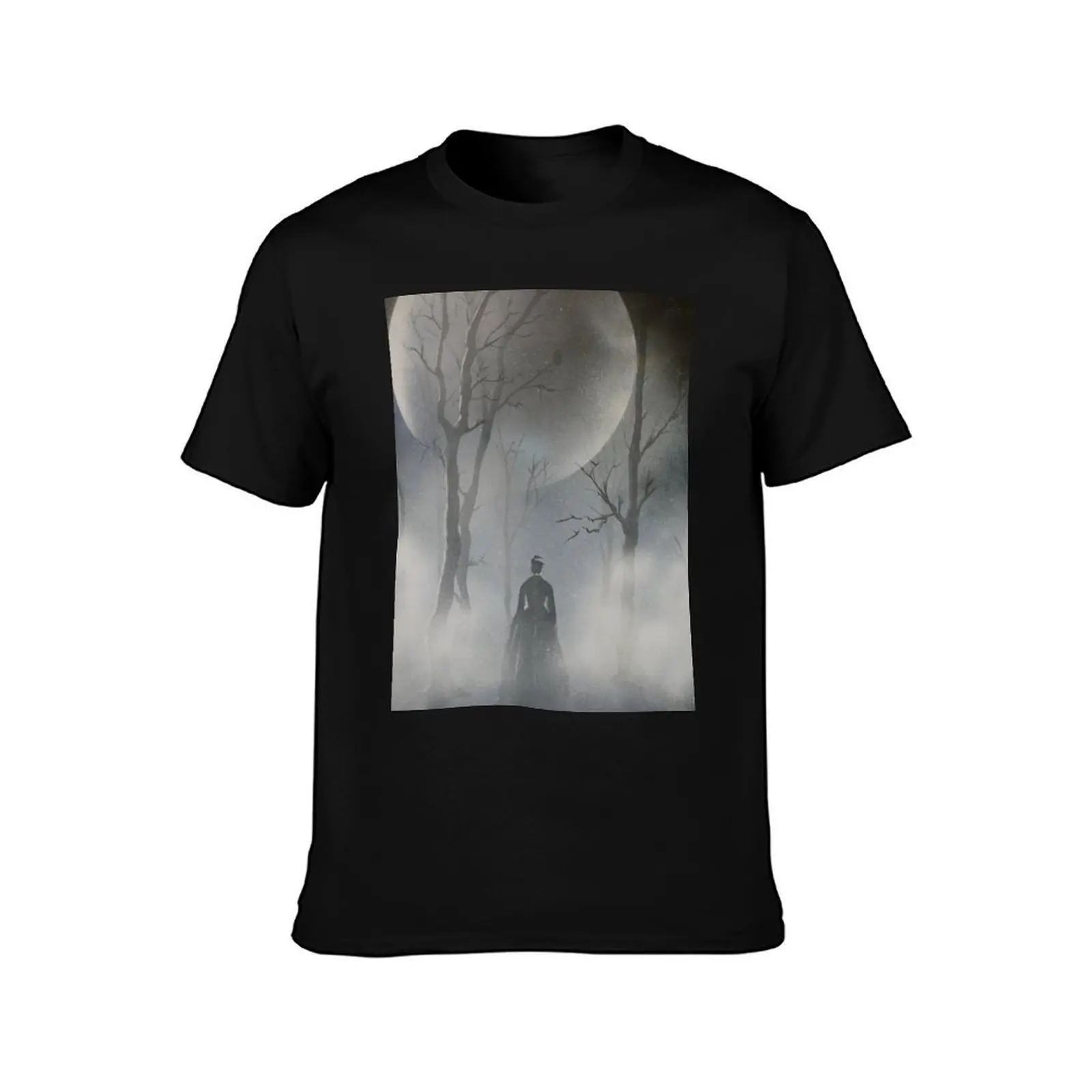 Edwardian haunting dreadful horror T-Shirt Work Basic Short Sleeve Top T-Shirt