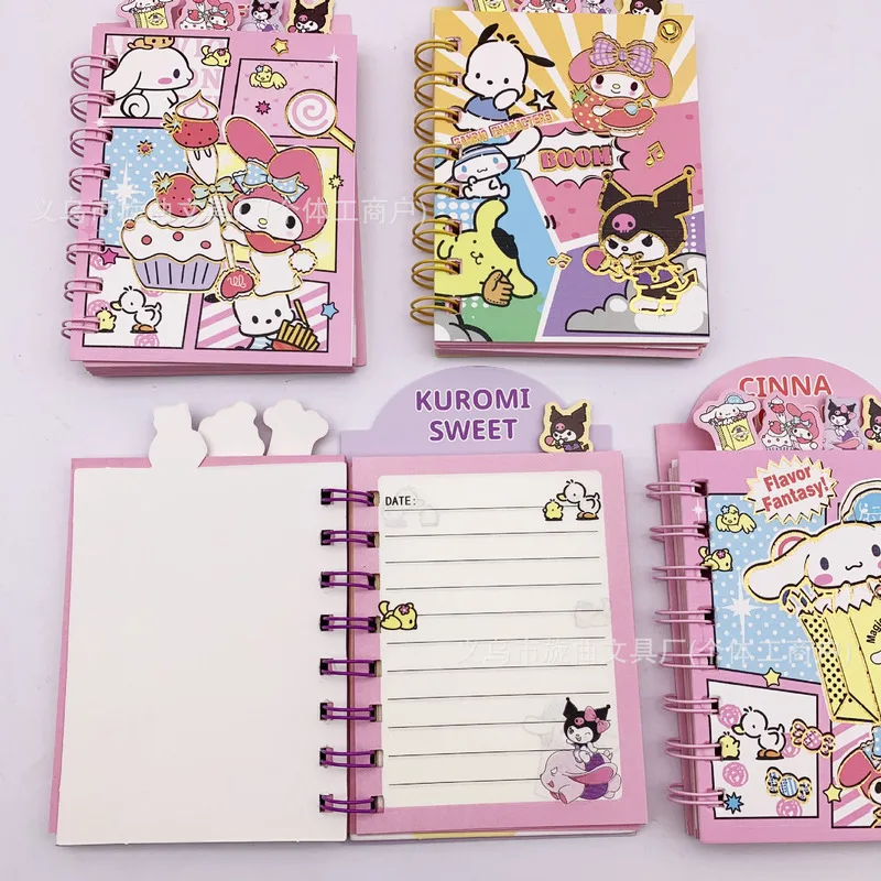 

Новый блокнот Sanrio A7 в линейку с разделителями, в японском стиле, для ежедневных офисных записей, с высоким уровнем эстетики