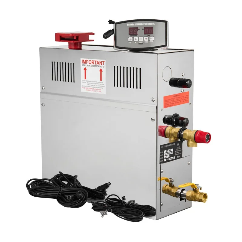 2025 2026 STCMOET 15KW Luxry Wet Steam Sauna Spa Kit Modern Design Stainless Steel Shower Generator for Bath Room