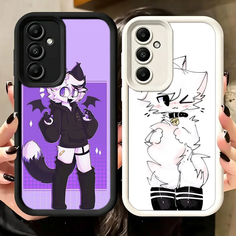 Boykisser Phone Case For Samsung A17 A27 A57 A16 A26 A36 A56 A15 A25 A35 A55 A05S A06 A07 Galaxy M15 M16 M23 M34 M36 M54 Note 20