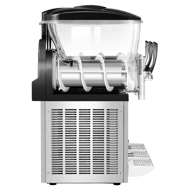 Commercial stainless steel 12Lx3 three-tank slush machine 144 cups frozen beverage machine