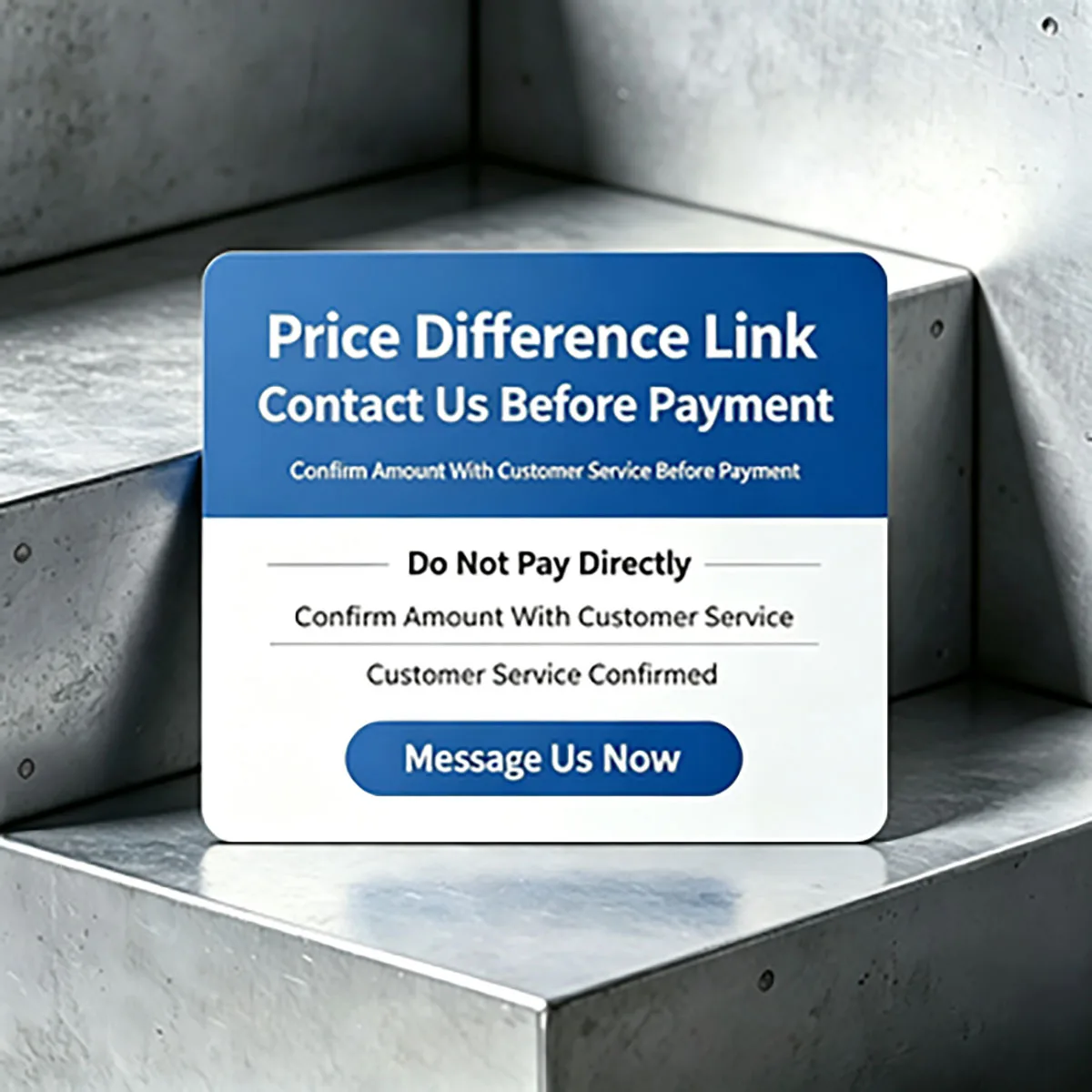 Price Difference Link / Contact Us Before Payment