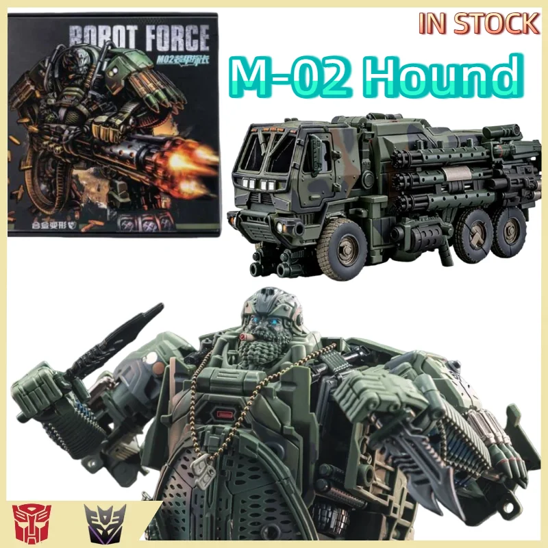 

【IN STOCK】 Transformation Toys Revised Version M-02 Hound Age of Extinction Armored Combat Vehicle Alloy Finished Model