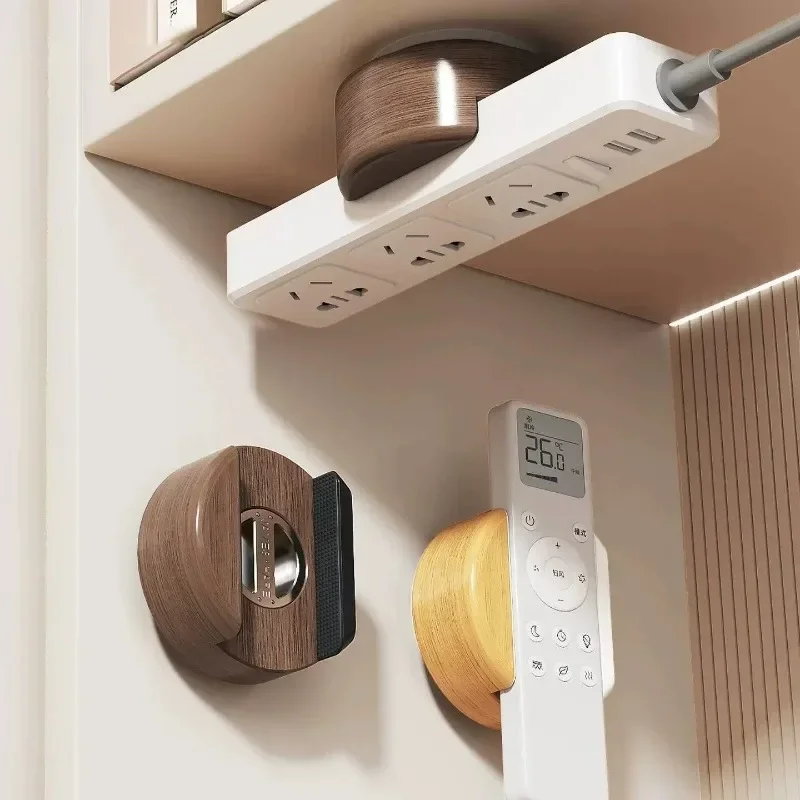 1PC Multifunctional Wall Hanging Fixing Bracket Punch Free Holder For Power Strip And Router Cable Arrangement