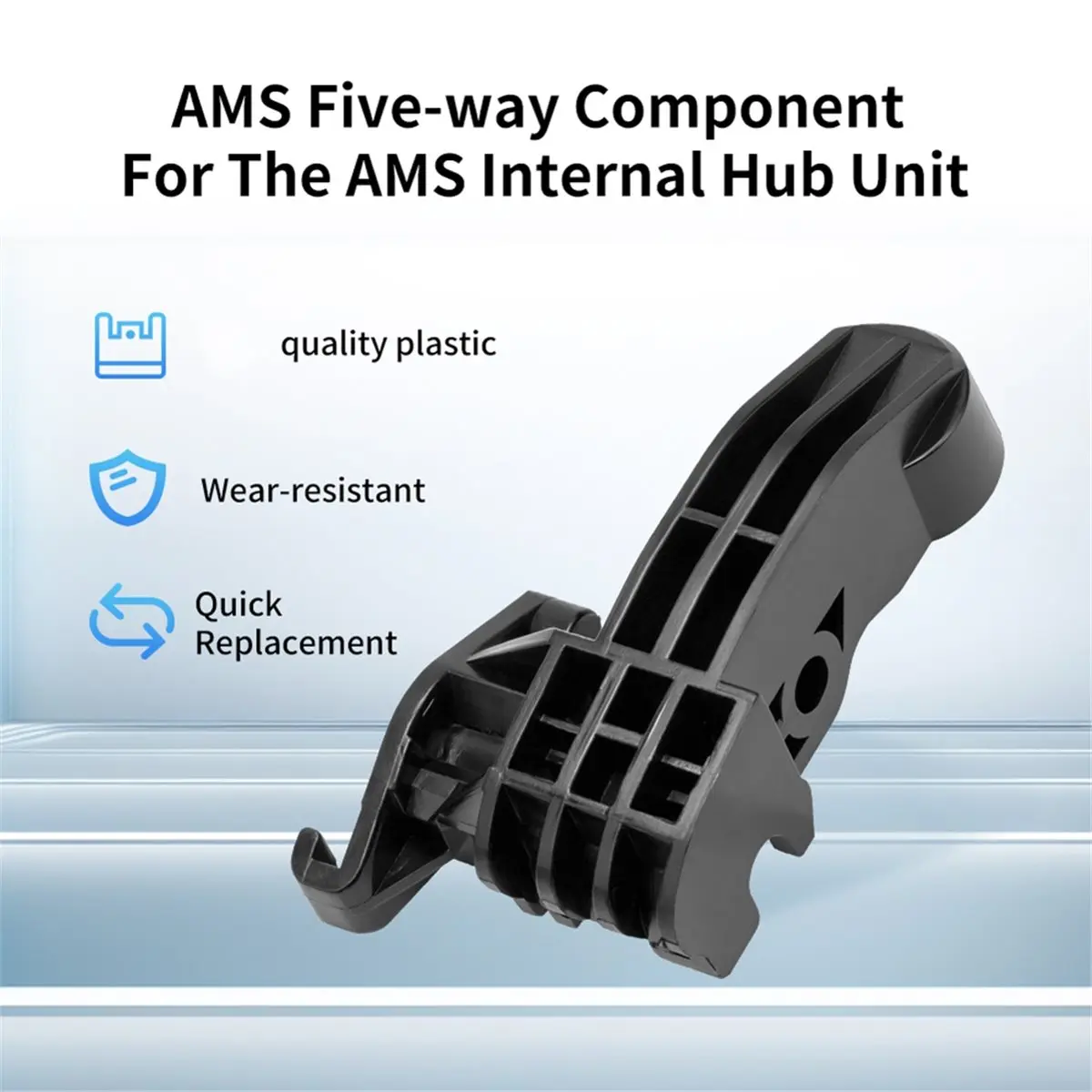 Spring-Loaded Plunger for Bambu Lab AMS1 AMS2 Five-Way Component Internal Hub Unit Wear Resistant Spring Push Rol A