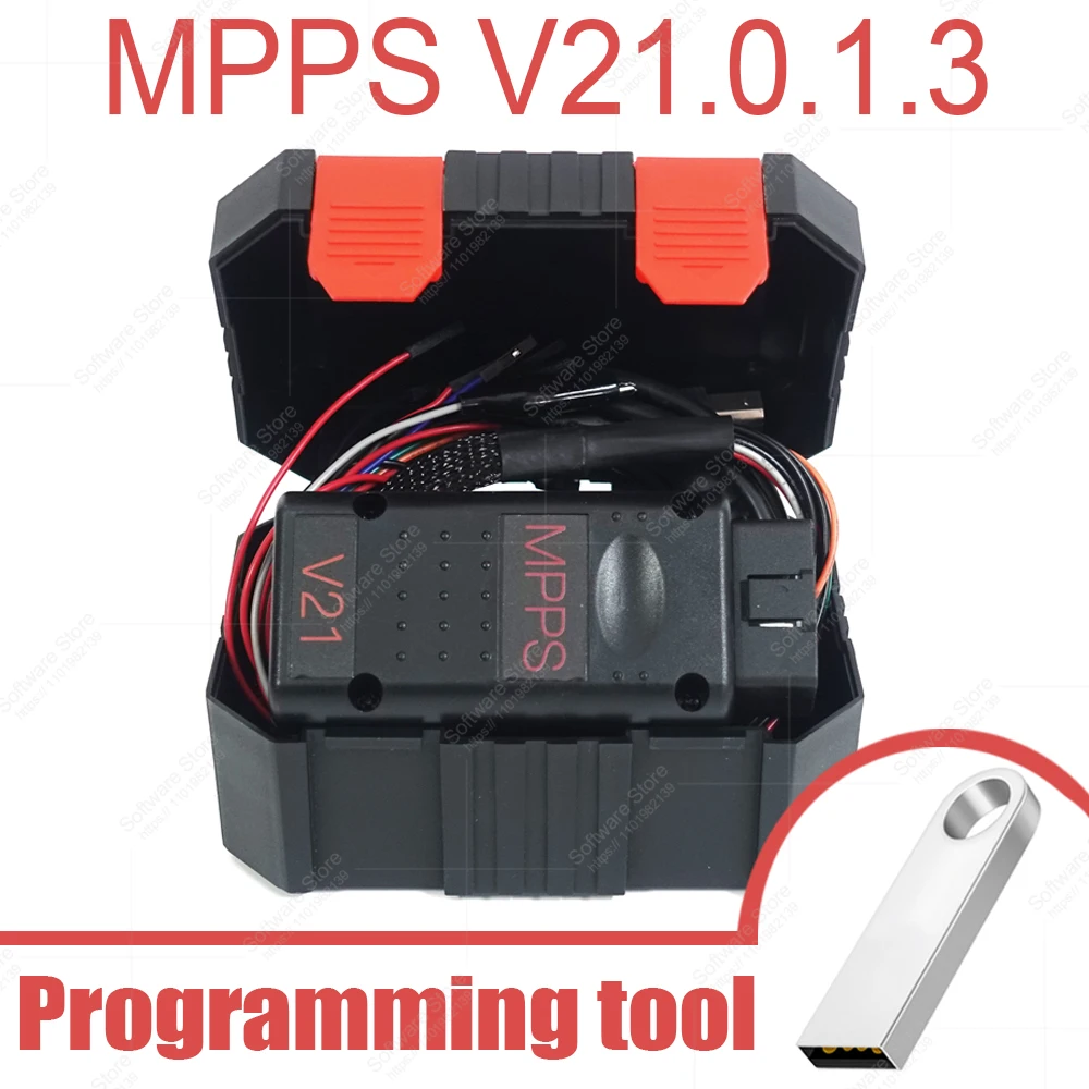 MPPS V21.0.1.3 Car Programming Tool Repair with Checksum Read Writie Recovery Functions Eeprom Irom Xrom Tricore Cable for Win7