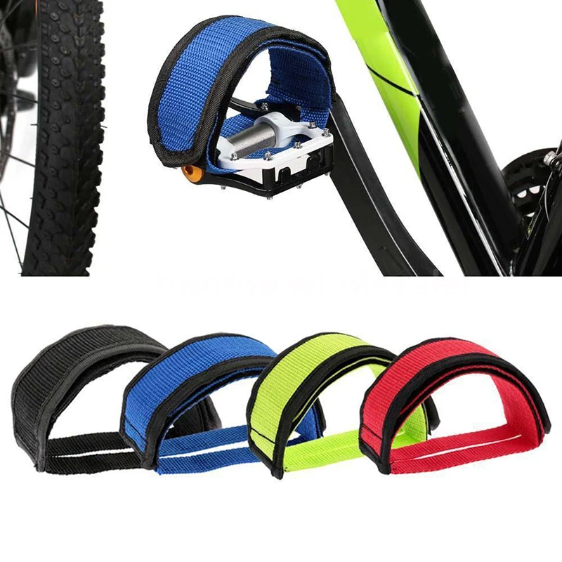 2Pcs Bicycle Pedal Straps Fixie Fixed Gear Bike Bicycle Adhesive Straps Suitable For Fixed Gear Outdoor Cycling Bike Parts