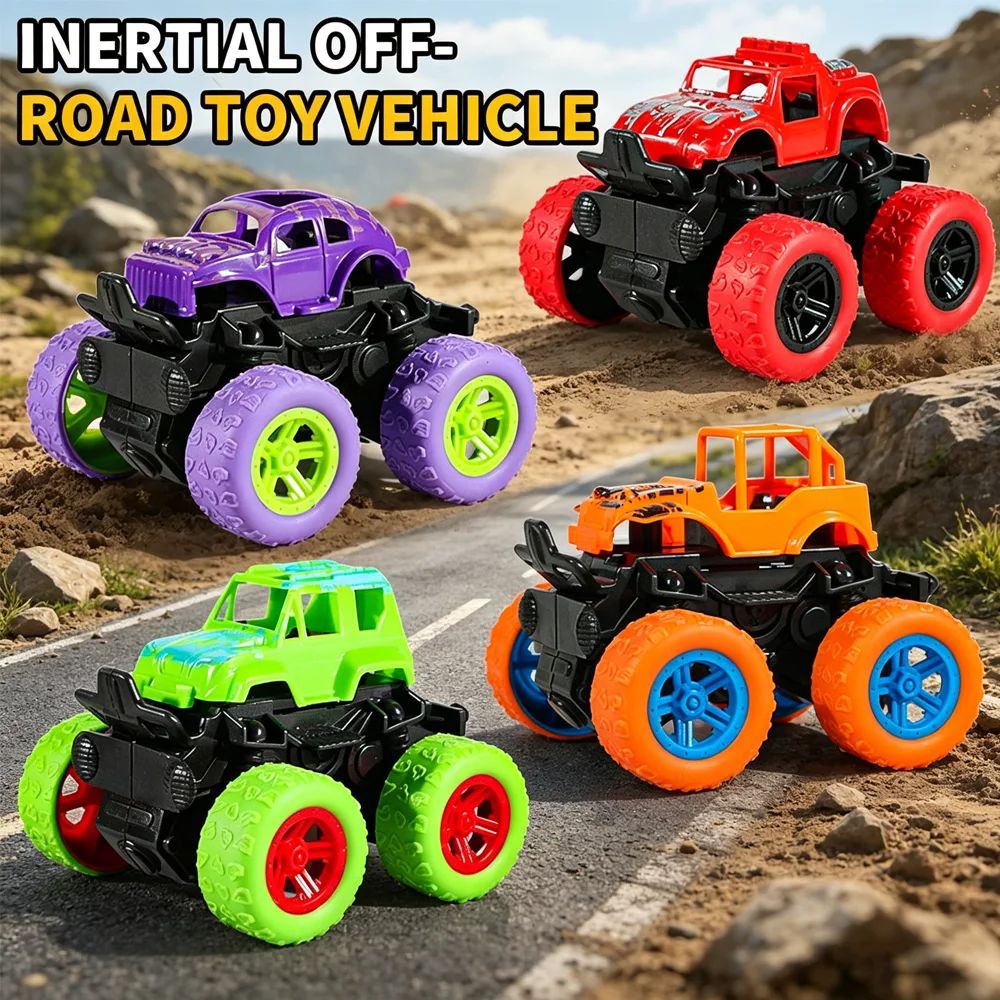 

360° Flip Rotating 4WD Stunt Truck All Terrain Off-Road Car Halloween Christmas Gift