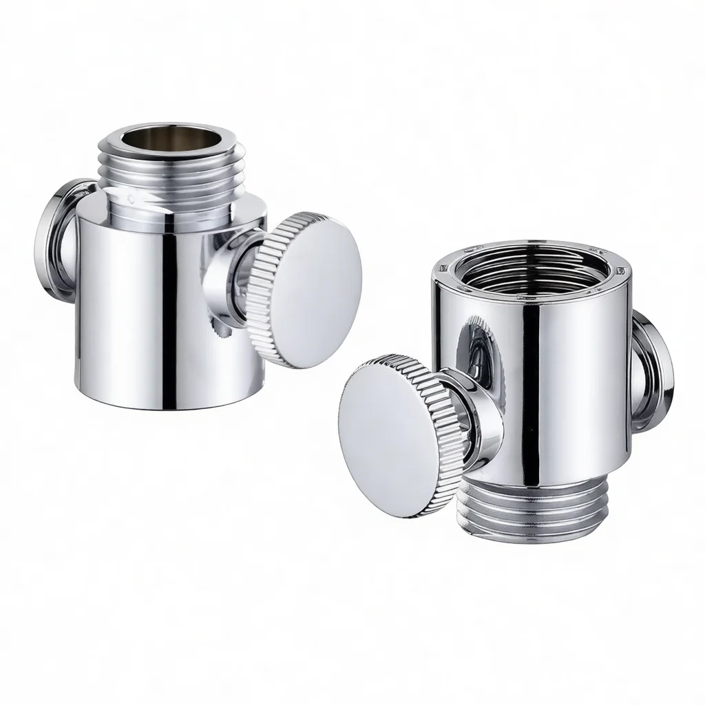 Shower Head Flow Control Valve Bathroom Faucet Quick Stop Button Adjustable Pressure Switch Portable Plastic Water Saver Fitting