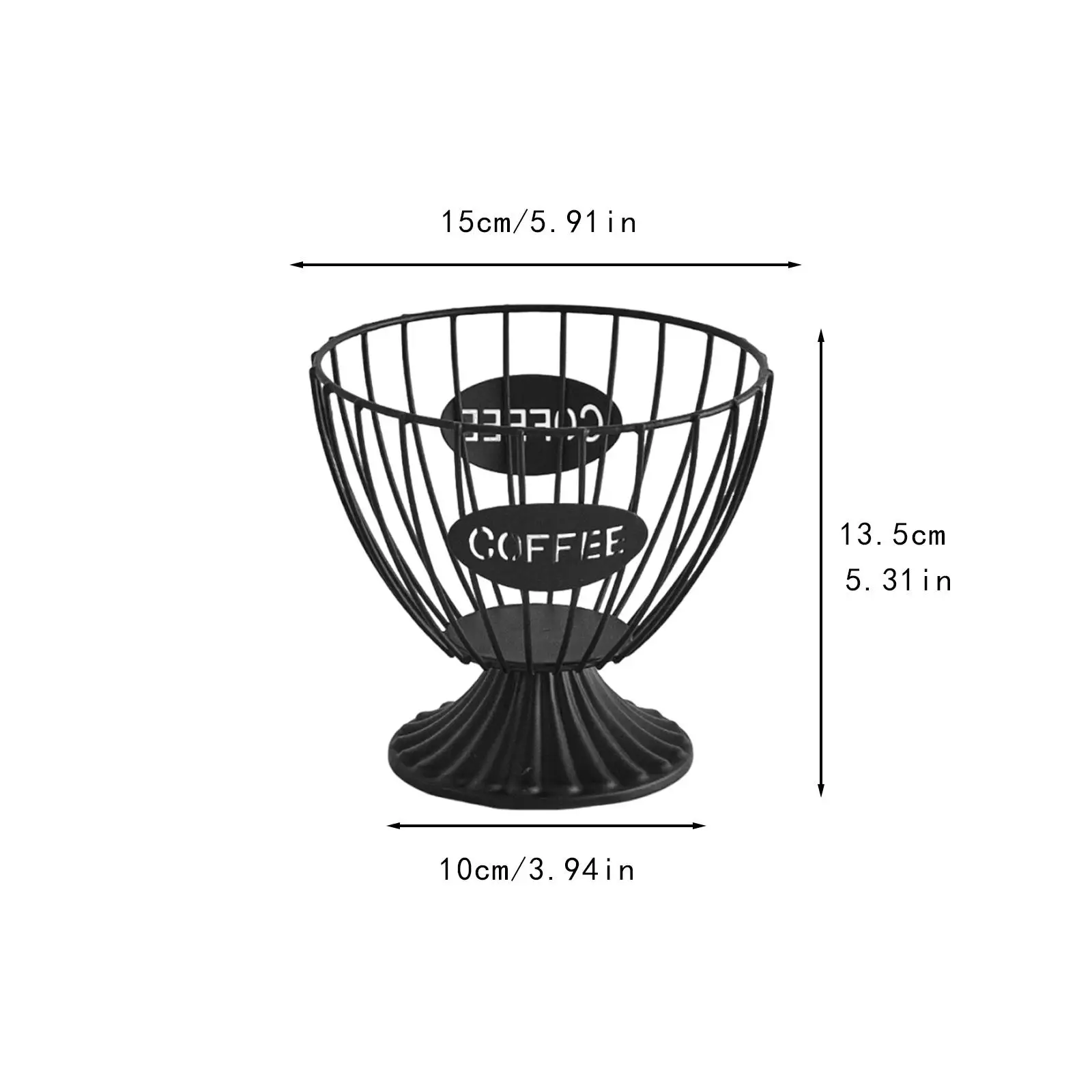 Capsule Holder Multiuse Tabletop Organizer for Coffee Shop Bedroom Counter