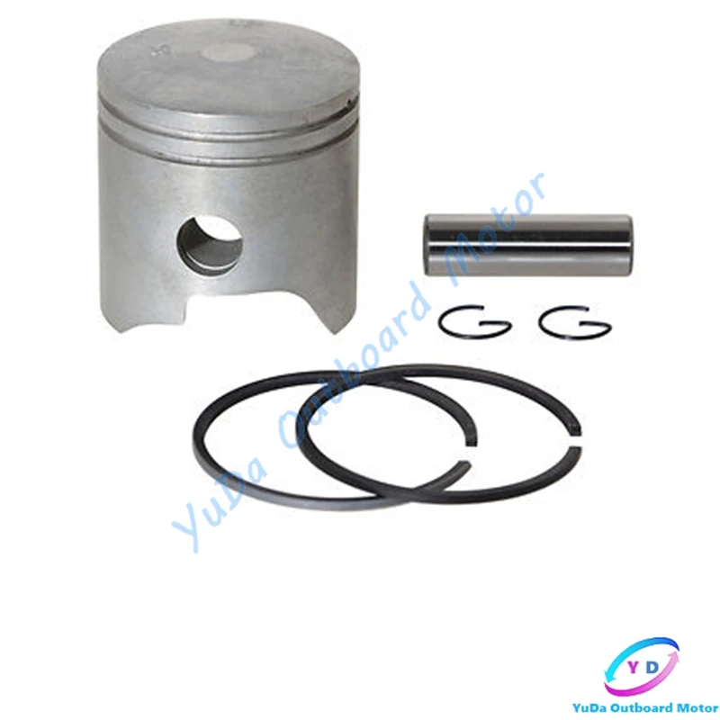 

61N-11631 Piston and Piston Ring Set (Std) For Yamaha 2 Stroke Outboard Motor 25HP 30HP 61N-11631-00 689-11631-60