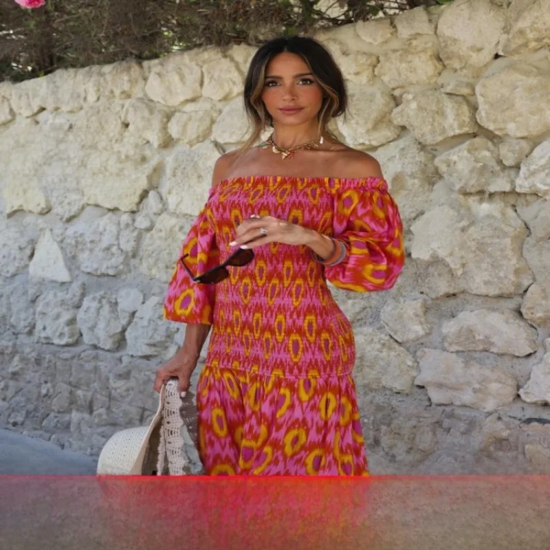 Femme longue Sve off oulder Dr Ele Lady Sle pleine longueur Ele One oulder Design saison d'hiver Faion Dr