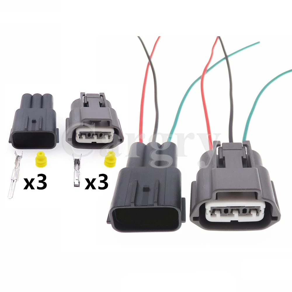 1 Set 3P 6189-0779 Auto Starter High Voltage Pack Ignition Coil Wiring Harness Socket For BYD Nissan Car Waterproof Connector