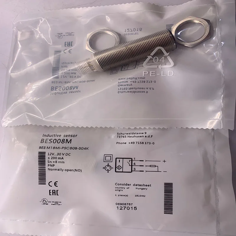 

Новый датчик приближения BES M18MI-PSC80B-BP02 в наличии, высокое качество, гарантия от продавца 1 год