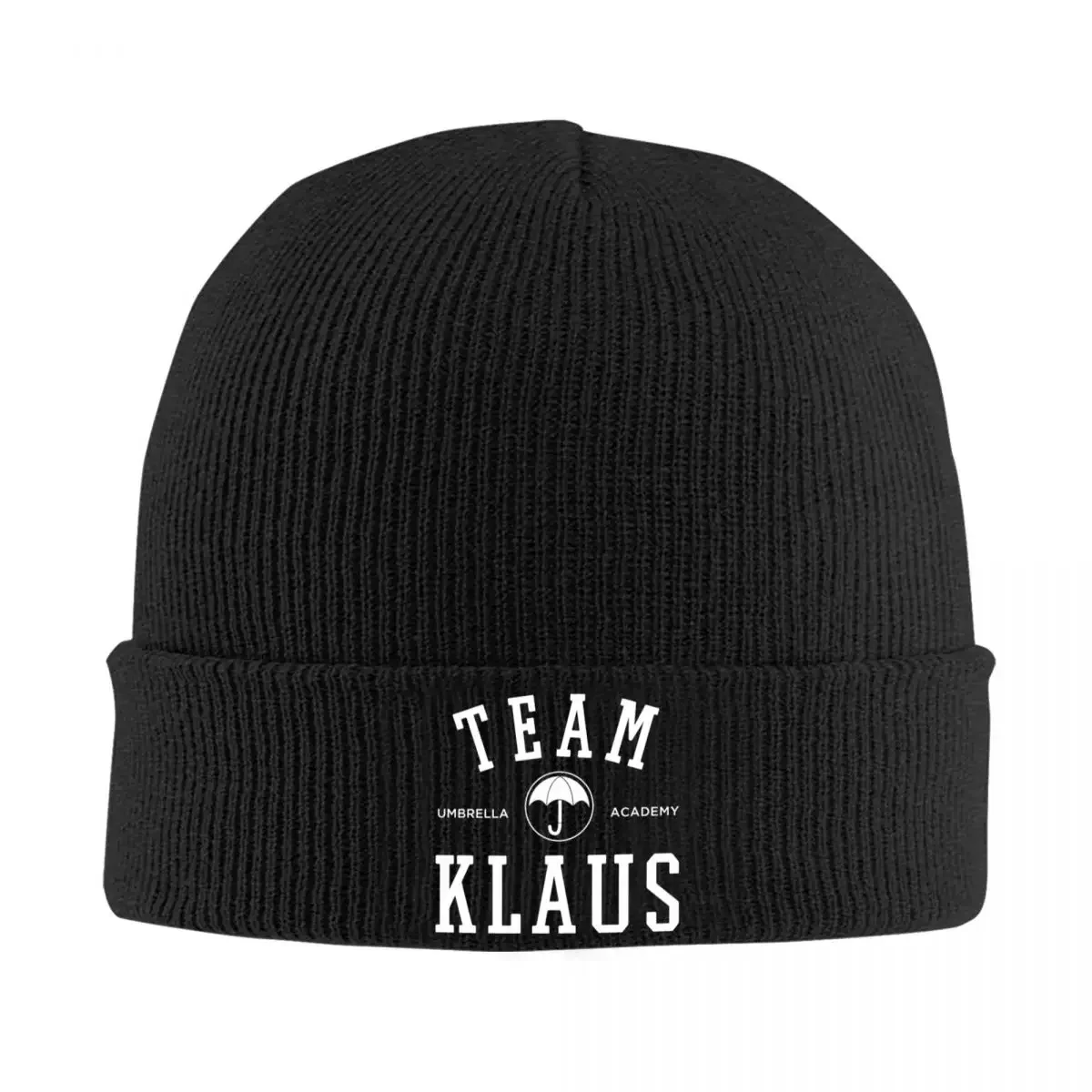 

TEAM KLAUS THE UMBRELLA ACADEMY Beanie Hats Bonnet Hats Adult Unisex Street Y2K Outdoor Knit Hat Spring Pattern Elastic Caps