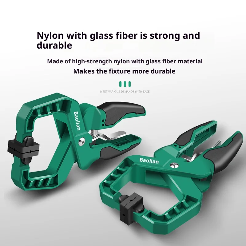 1pcs Quick Clamp Heavy Duty Locking Pliers for Terminals C Vise Table Resin Woodworking Tool Professional High-tech Grip Welding