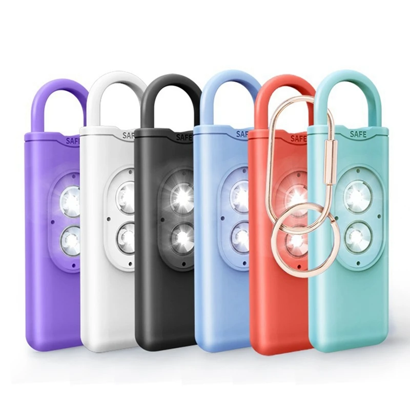 سلسلة مفاتيح إنذار للطوارئ ضد الذئب ، إنذار ذعر عالٍ ، تحمل الصراخ ، فتاة ، طفل ، امرأة ، 130 ديسيبل