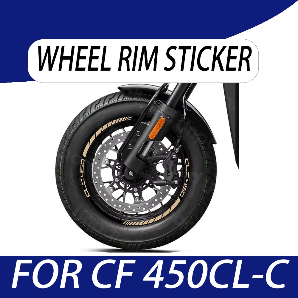 

Motorcycle Accessories Wheel Hub Wheel Rim Sticker Reflective Stickers For CF 450CL-C 450CLC 450 CLC 450 CL-C CLC450