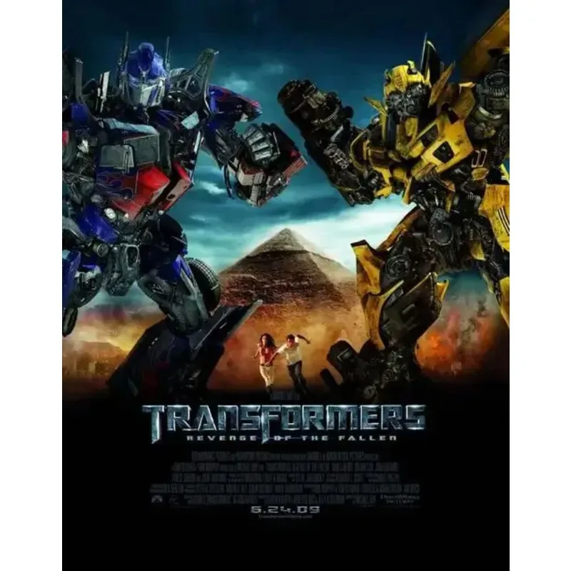 Movie Transformers Poster Sci-fi Bumble Bee Prime Grimlock Grimlock Pattern Printing Living Room Canvas Decorative Painting