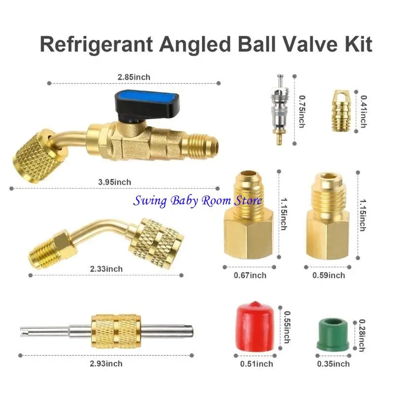 K1AD المحول الشامل محول المبردات محول زاوية الصمامات بارد أدوات تبريد الأداة الصمامات صمامات ومزيل