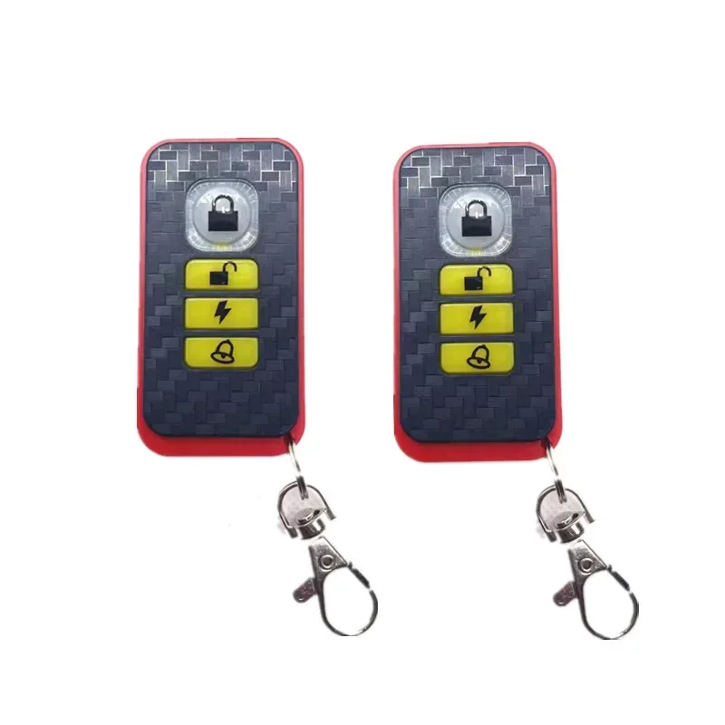 12V Motorcycle Theft Protection Remote Activation Motorbike Burglar Alarm Accessories With Remote Control + 2 keys