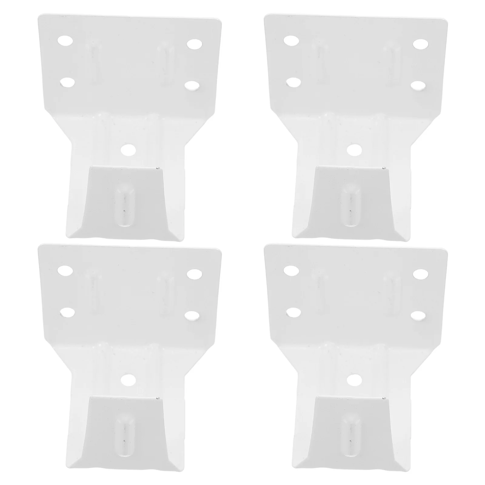 

4Pcs Blind Brackets Iron Easy Install Window Blinds Headrail Support No Drilling Required Blind Brackets