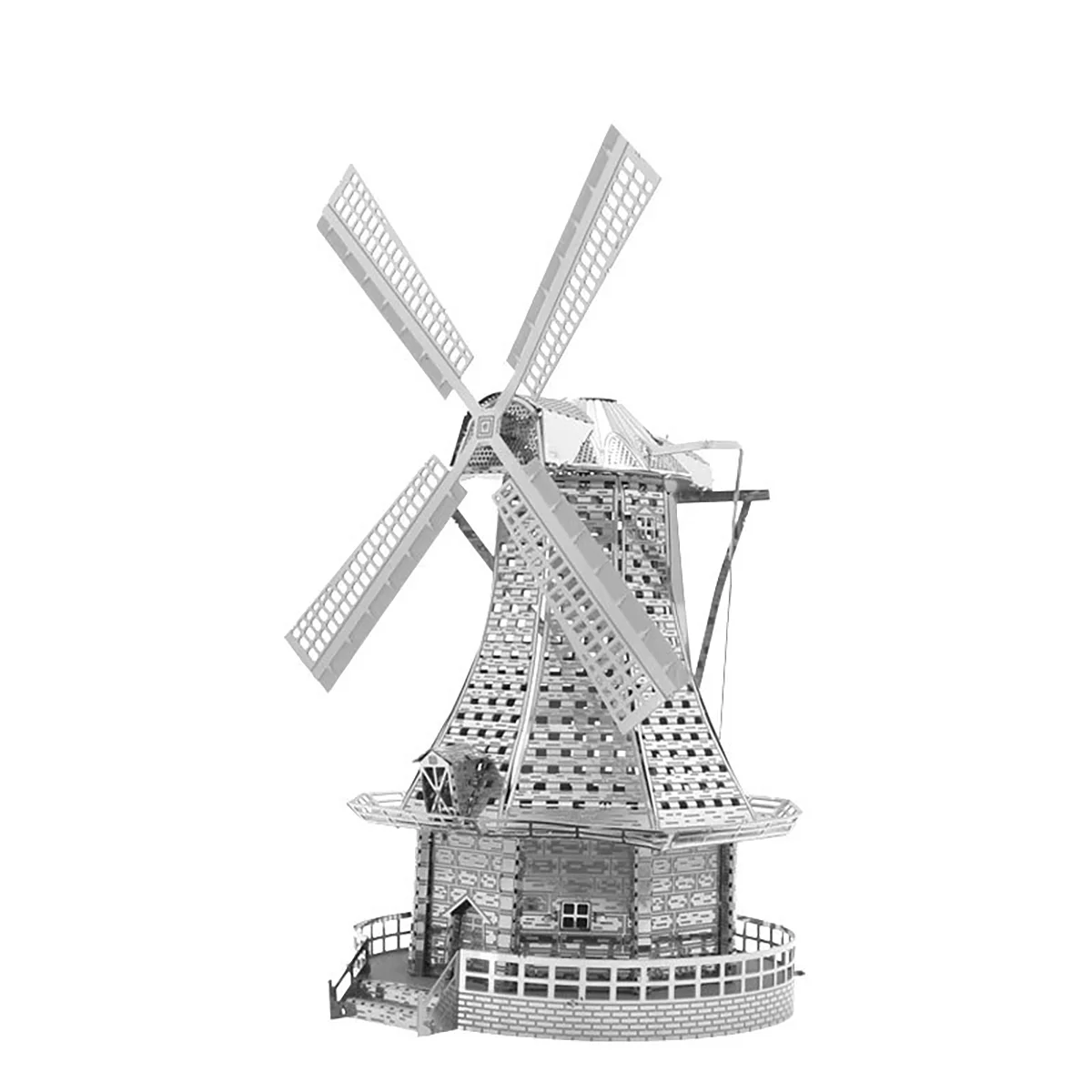 

Голландская ветряная мельница, 3D металлические головоломки, наборы моделей, сделай сам, лазерная резка, головоломки, игрушка для детей