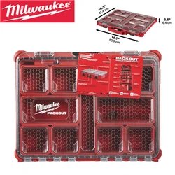 Milwaukee 48-22-8431 valigetta portautensili PACKOUT a basso profilo 50*41.4*6.4cm scatola di immagazzinaggio di contenimento traslucida portatile