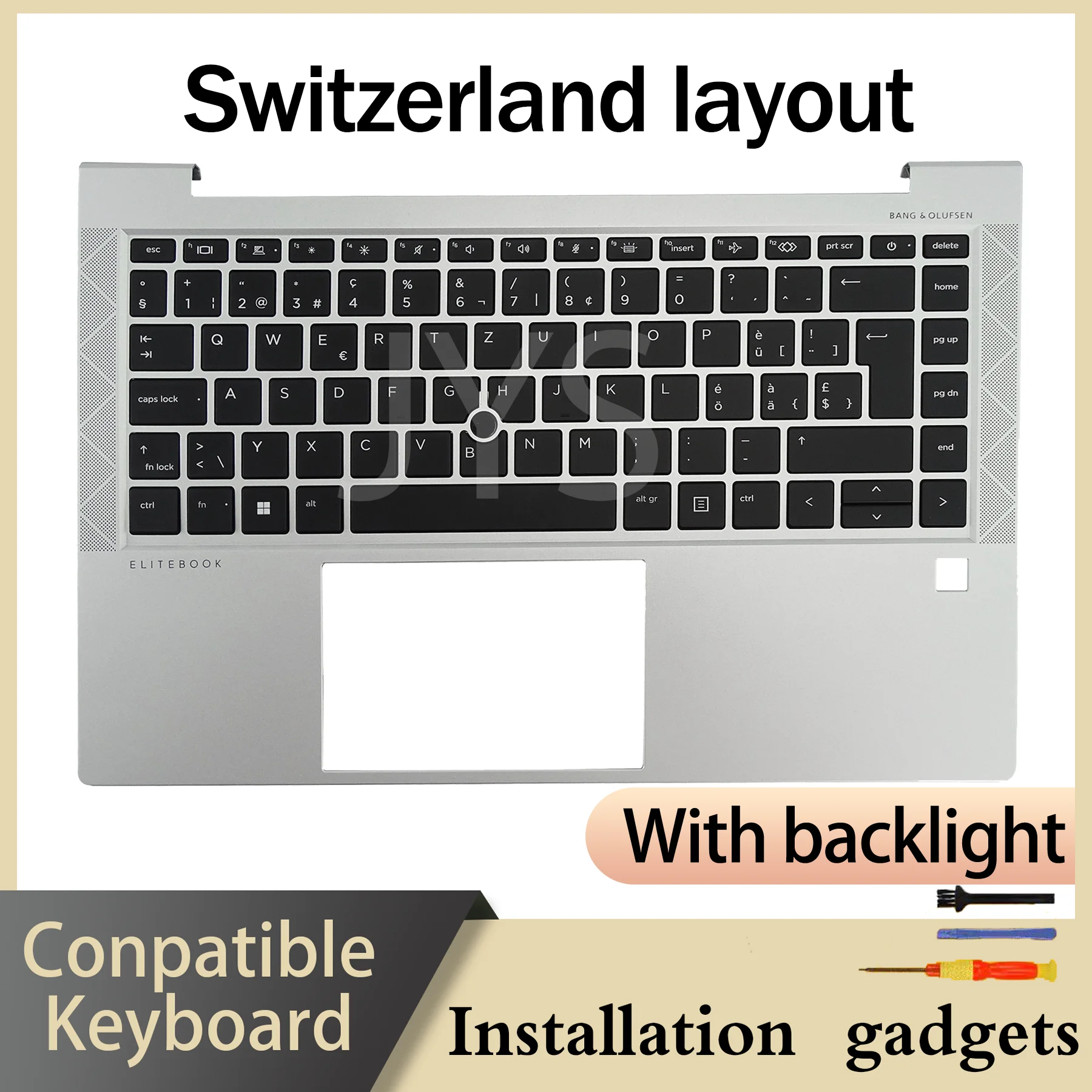 for HP EliteBook 840 G7/845 G7/840 G8 Laptop C Case Backlight Keyboard BR CH DE ES FR LA PT RO SE UK US