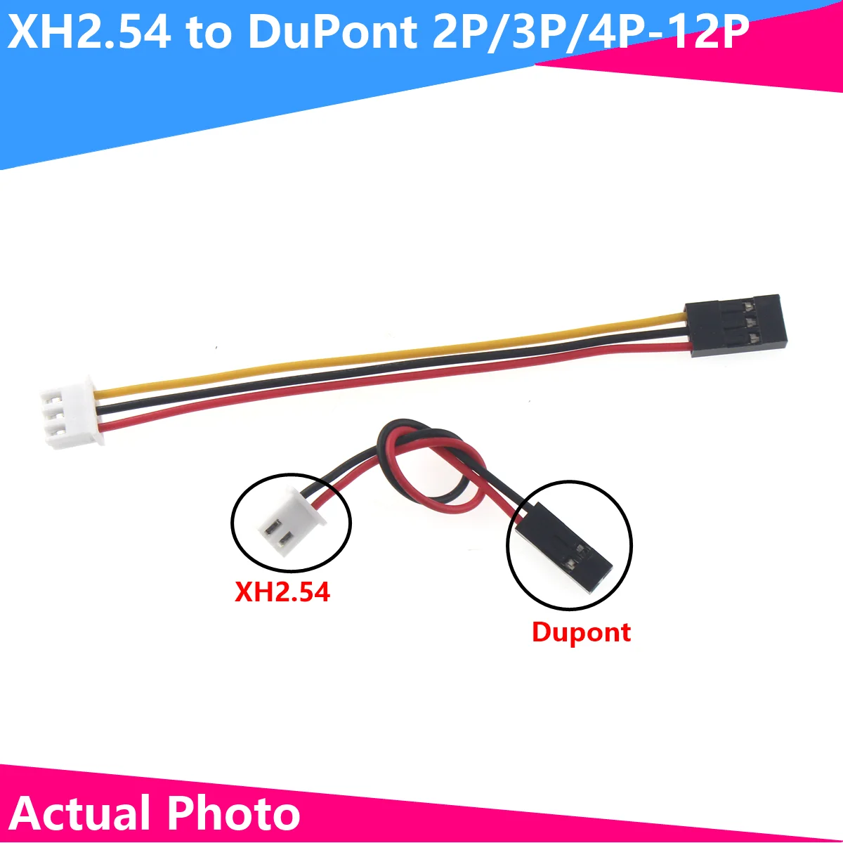 

XH2.54 turn dupont head 2 p / 3 p / 4 p/p / 5 6 7 p/p / 8 p / 10 p / 12 p 20 cm cable extension transformation line connection