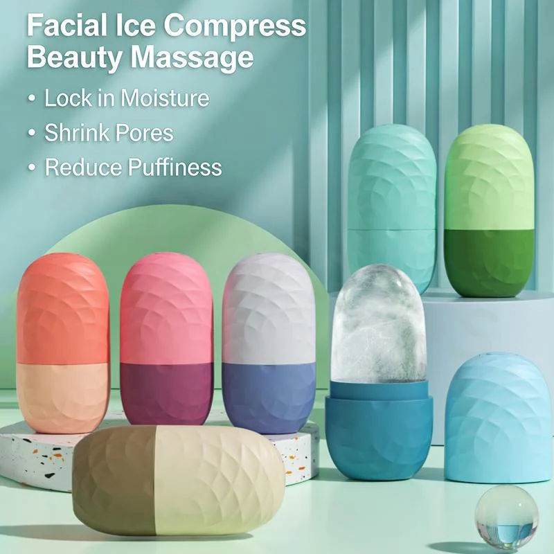 Face Ice Roller Puffiness - Ice Roller Face Massager Cube voor