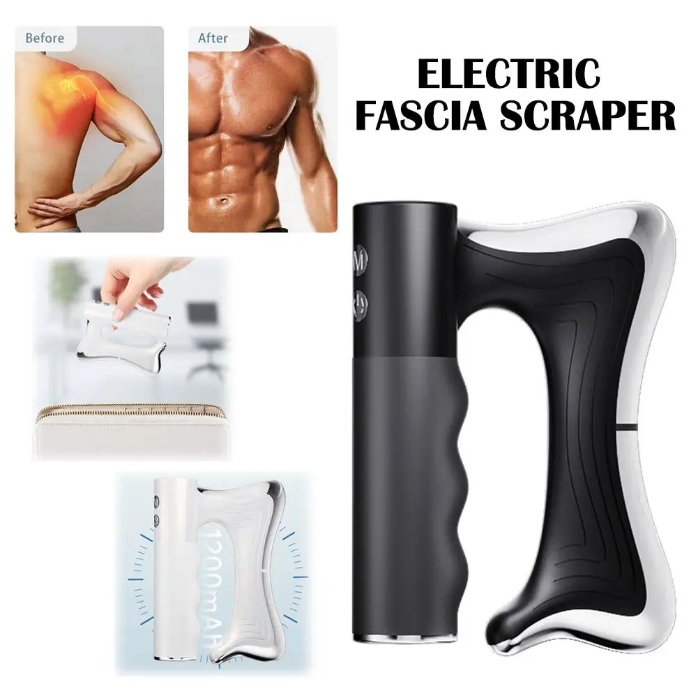 

Electric Heating Fascia Knife Muscle Relaxation LCD Tool Lifting Body Comb Warm Massager Massage Vibration O2M9
