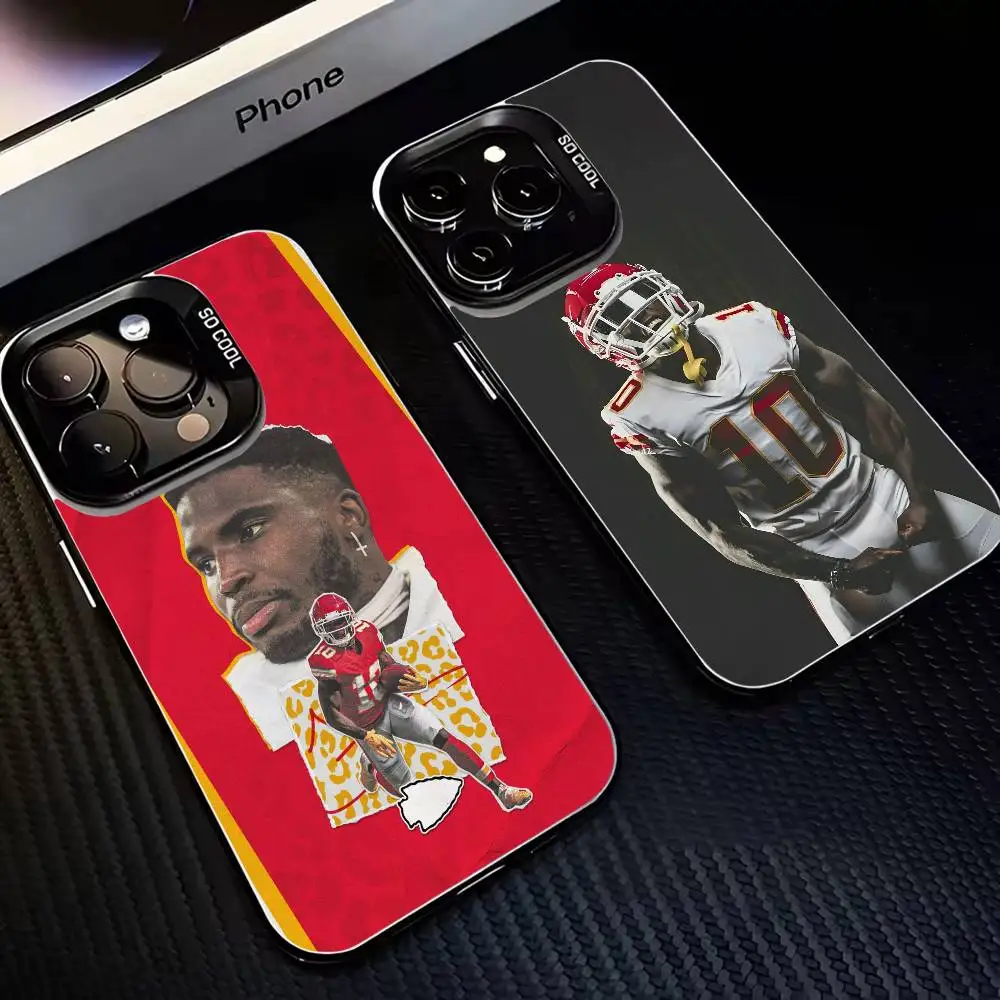 

Pro Football T-Tyreek Hill NFL Phone Case For iPhone 16,15,14,13,12,11,Mini,Pro,MAX Black Matte Shockproof Cover