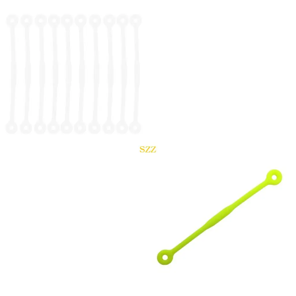 10Pcs Tennis Vibration Dampener Long Shock Absorbers for Tennis Racket Strings