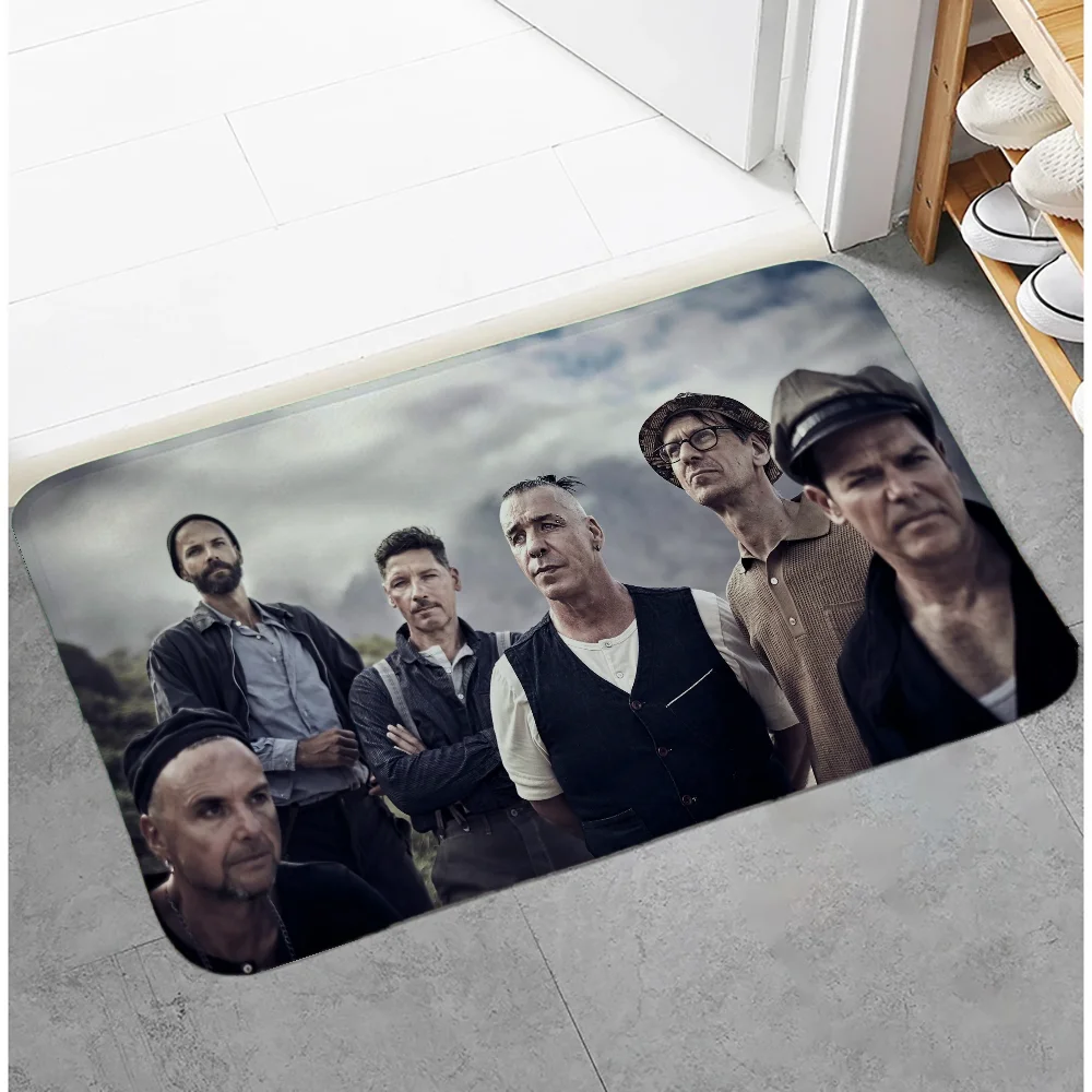 Home Rammstein Doormat Entrance Door Mats Kitchen Foot Mat Choice Rugs Carpet Floor Bathroom Bath Room Non-slip Main Entry Front