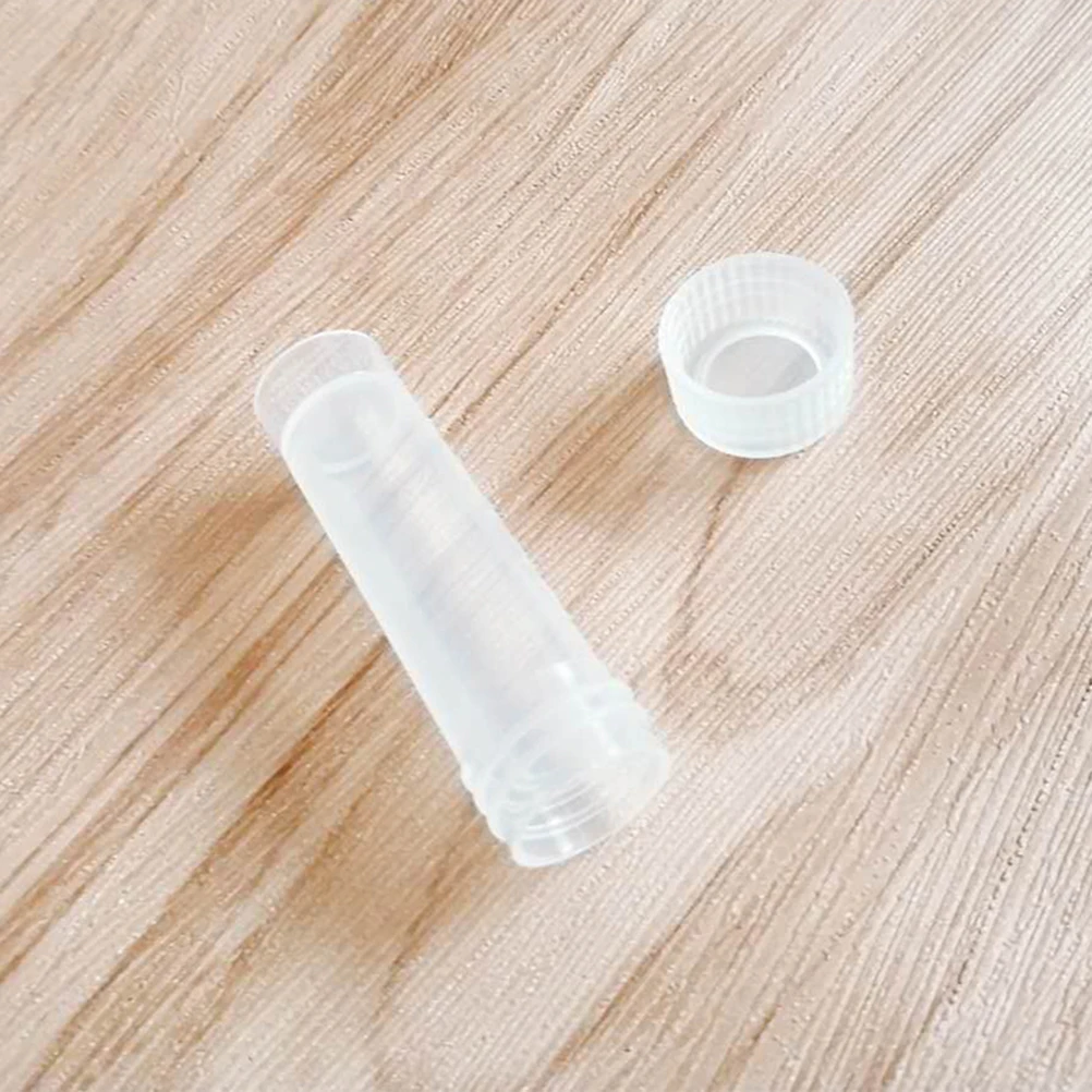 10 Pcs Needle ganizer Translucent Plastic Bottles for Beads Storage Bins Lids Small Craft Supplies Storage Box Containers