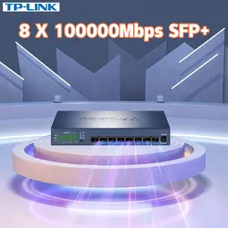 Gorąca wyprzedaż TP-LINK 8-portowy SFP + 10 Gigabit wszystkie przełącznik portu optyczne TL-ST1008F typu Plug and Play Antminer 10g Gigabit Fibra