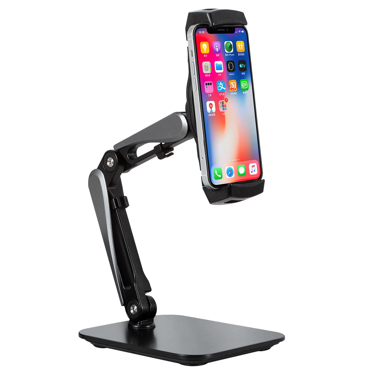 

Tablet Stand Holder Metal Mobile Phone Tablet Desktop Phone Mount Stand Bracket Lifting Base Frame Clip Mobile Phone Holders