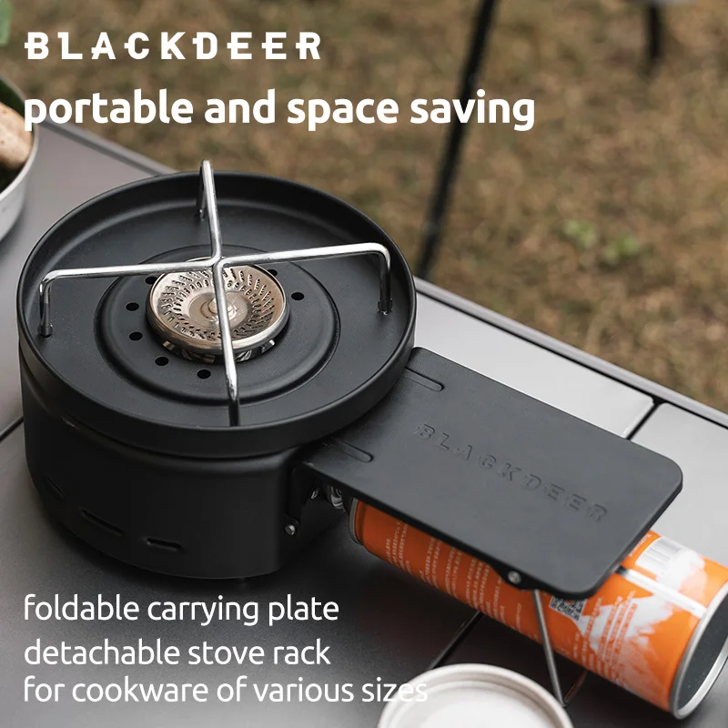 Portable Windproof Camping Gas Stove - Folding Cassette Burner