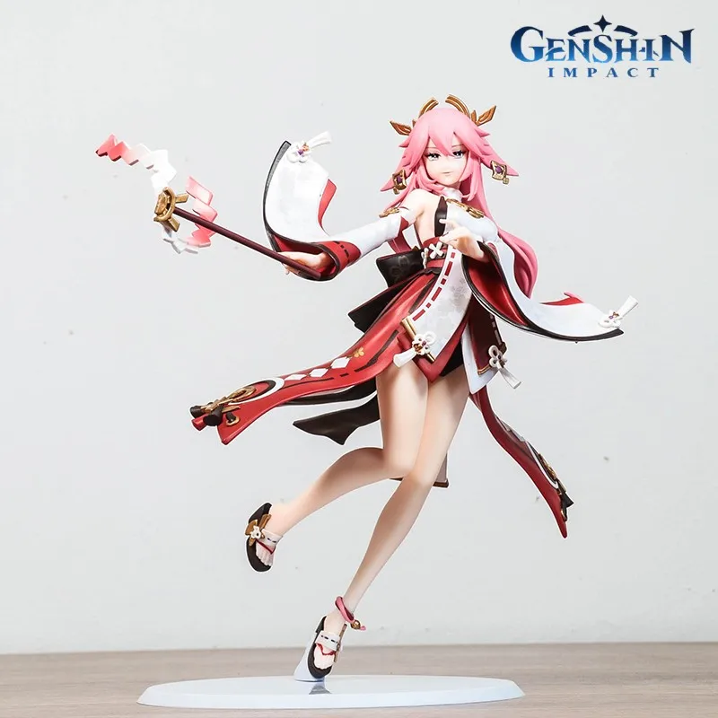 

Genshin Impact Game Figures Yae Miko Model Dolls Figurines Anime Sexy Beautiful Girl Action Figure Collection Decorate Toys Gif