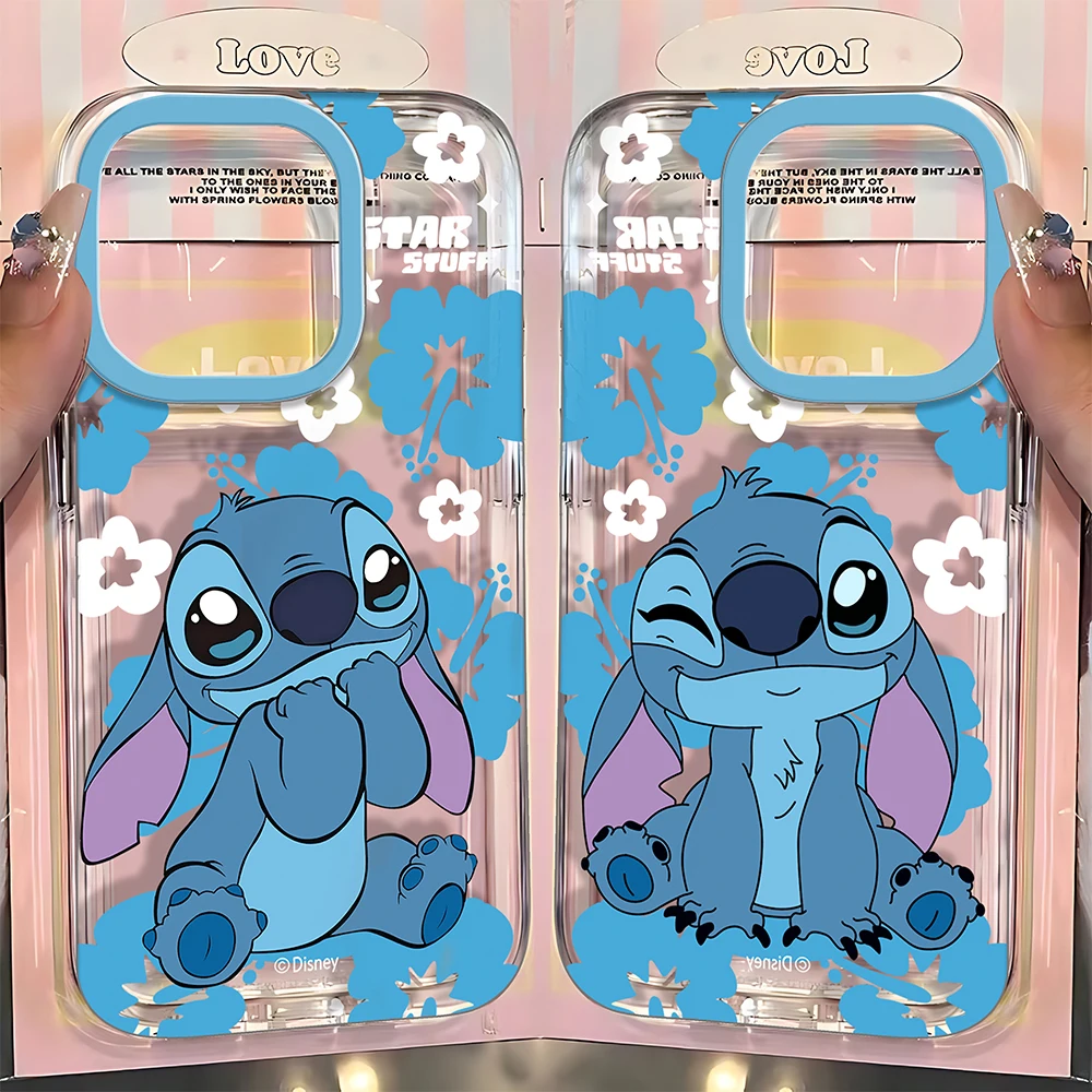 

Cartoon Lovely Stitchs Phone Case For vivo V50 V40 V30e V29e V27 V25 V23 Y28 Y03 Y17s Y100 Y36 Y16 Y75 Y21 Y22S Y35 5G Clear TPU