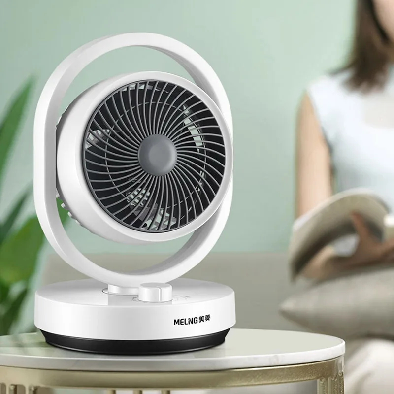 

45W Desktop air circulation fan silent household shaking head small turbine convection desk living room remote control