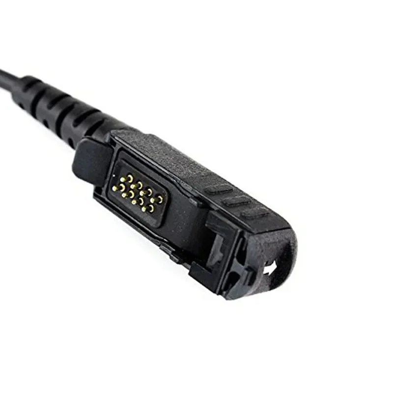 Tubo de aire acústico PTT micrófono auricular para Motorola XIR P6620 XIR P6600 E8600 XPR3300 XPR350 Radio Walkie Talkie